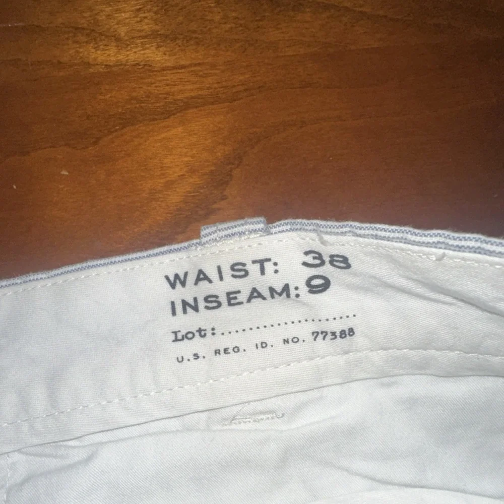 J.CREW Stanton Chino Shorts Light‎ Blue White Stripe Cotton 9